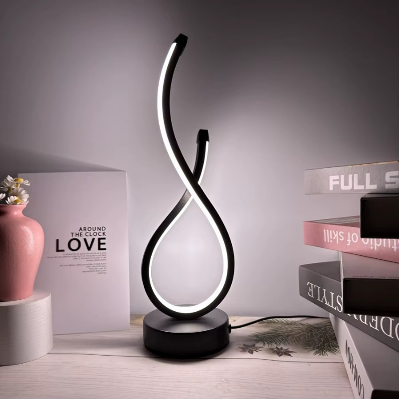 Lampe de Chevet LED Design Élégant en Goutte – Dimmable, Style Moderne pour Ambiance Cosy et Décor Raffiné