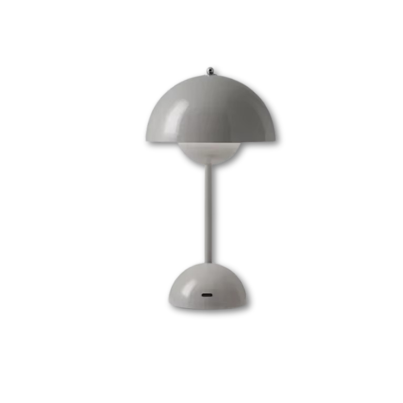 Lampe de Chevet Vintage Champignon LED Rechargeable USB – Design Moderne Tactile, 3 Niveaux de Lumière, Ambiance Cosy