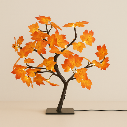 Lampe de Chevet LED Arbre de Roses USB – Branches Flexibles, Lumière Féérique et Ambiance Magique pour Déco Cosy