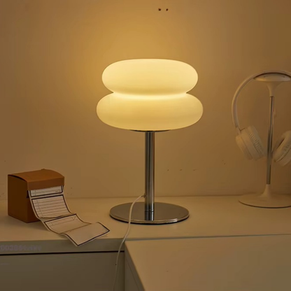 Lampe de Chevet Bauhaus Moderne LED - Design Champignon Nordique, 3 Niveaux de Luminosité