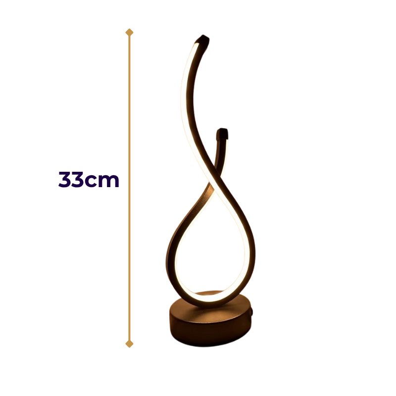 Lampe de Chevet LED Design Élégant en Goutte – Dimmable, Style Moderne pour Ambiance Cosy et Décor Raffiné