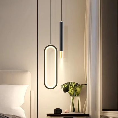 Lampe de Chevet LED Suspendue – Design Nordique Moderne en Métal, 3 Intensités Lumineuse pour Ambiance Premium