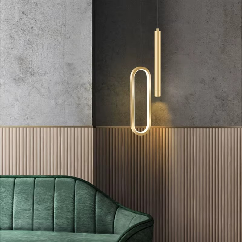 Lampe de Chevet LED Suspendue – Design Nordique Moderne en Métal, 3 Intensités Lumineuse pour Ambiance Premium
