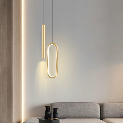 Lampe de Chevet LED Suspendue – Design Nordique Moderne en Métal, 3 Intensités Lumineuse pour Ambiance Premium