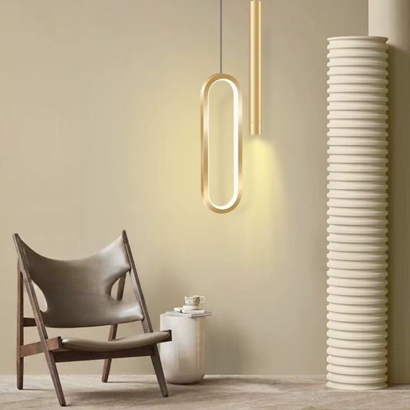 Lampe de Chevet LED Suspendue – Design Nordique Moderne en Métal, 3 Intensités Lumineuse pour Ambiance Premium