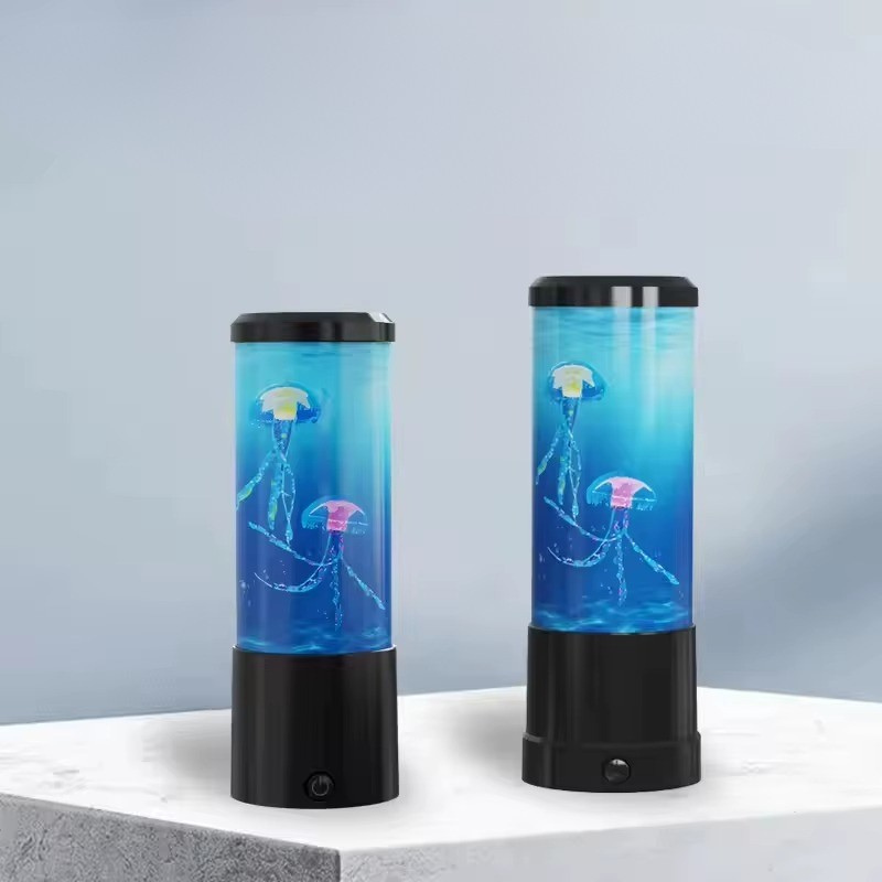 Lampe de Chevet Méduse LED - Effet Aquarium Changeant & Ambiance Relaxante Multicolore Enfant