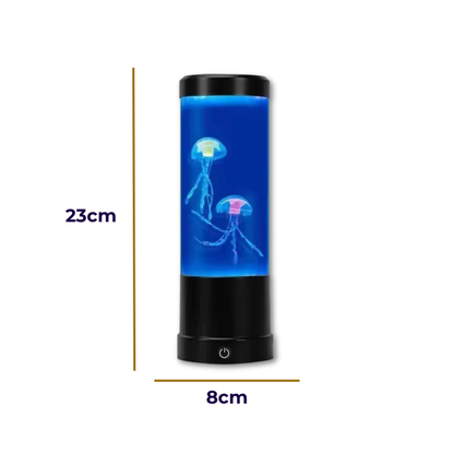 Lampe de Chevet Méduse LED - Effet Aquarium Changeant & Ambiance Relaxante Multicolore Enfant