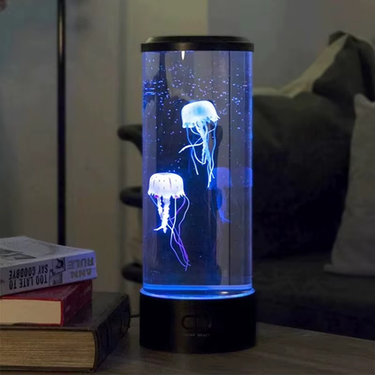 Lampe de Chevet Méduse LED - Effet Aquarium Changeant & Ambiance Relaxante Multicolore Enfant