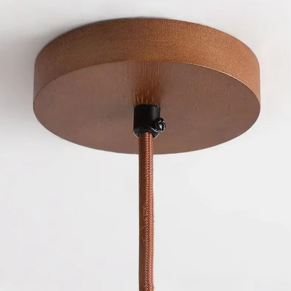 Lampe de Chevet Suspendu Style Wabi-Sabi en Pierre Naturelle – Design Naturel Élégant, Lumière Douce et Moderne