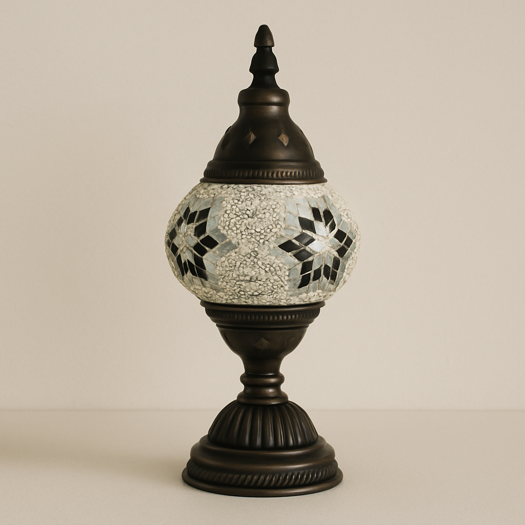 Lampe de Chevet Turque Mosaïque — Verre Coloré Fait Main & Ambiance Orientale Chaleureuse