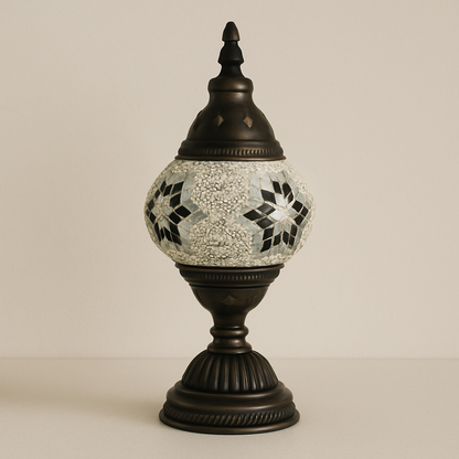Lampe de Chevet Turque Mosaïque — Verre Coloré Fait Main & Ambiance Orientale Chaleureuse