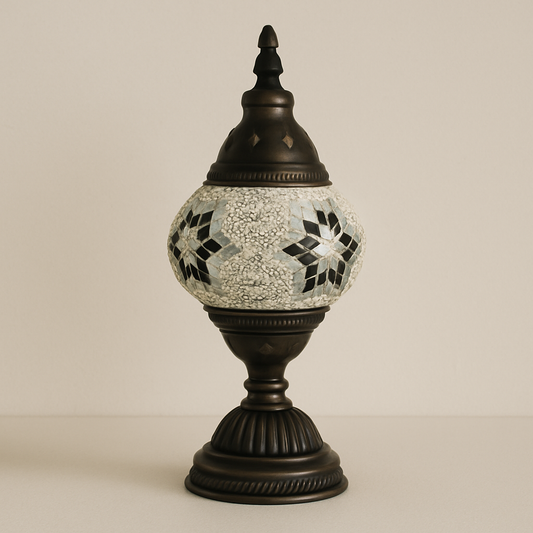 Lampe de Chevet Turque Mosaïque — Verre Coloré Fait Main & Ambiance Orientale Chaleureuse