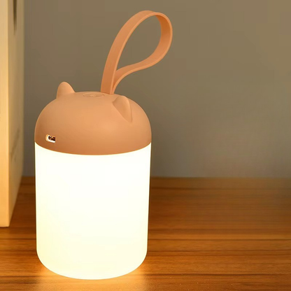 Lampe de Chevet LED Portable – Design Lanterne Moderne, Recharge USB-C, 30h d’Autonomie et Lumière Chaude Apaisante