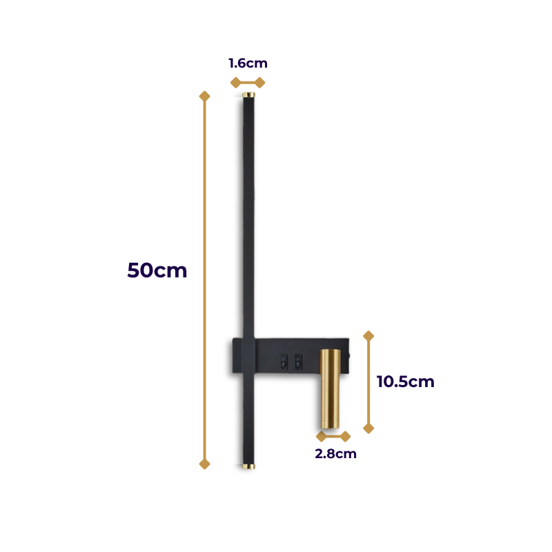 Lampe de Chevet Murale LED Moderne – Applique avec Spot Orientable, Design Nordique et Éclairage Apaisant