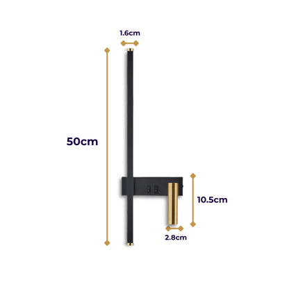 Lampe de Chevet Murale LED Moderne – Applique avec Spot Orientable, Design Nordique et Éclairage Apaisant