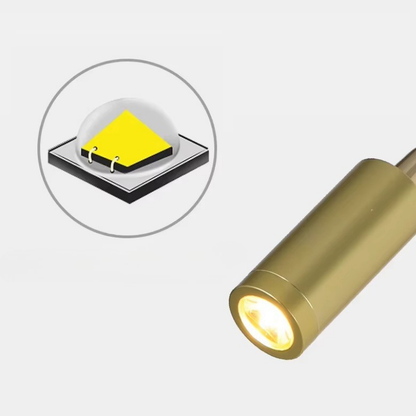 Lampe de Chevet Murale LED Flexible 360° – Col de Cygne Orientable, Parfaite pour Lecture