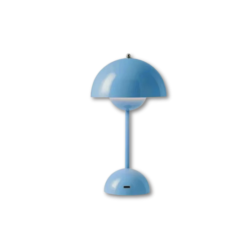 Lampe de Chevet Vintage Champignon LED Rechargeable USB – Design Moderne Tactile, 3 Niveaux de Lumière, Ambiance Cosy