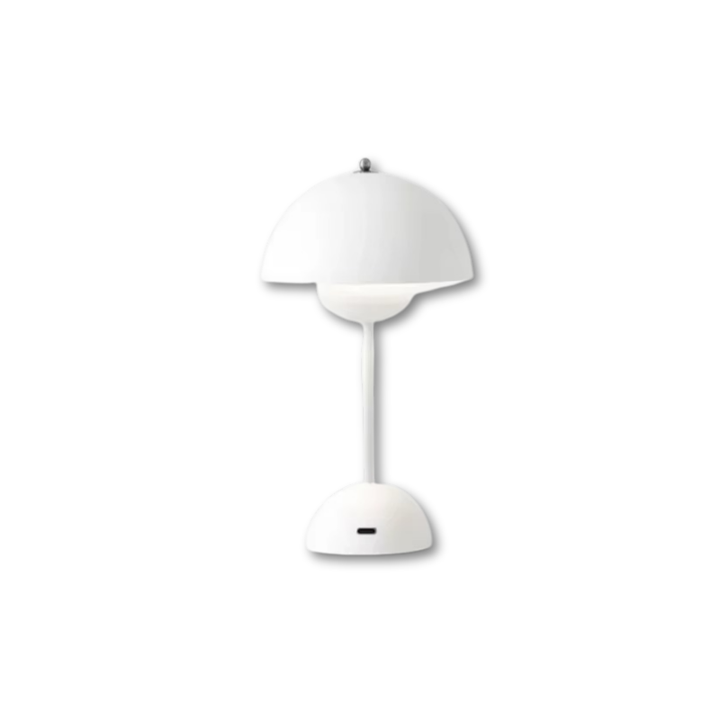 Lampe de Chevet Vintage Champignon LED Rechargeable USB – Design Moderne Tactile, 3 Niveaux de Lumière, Ambiance Cosy