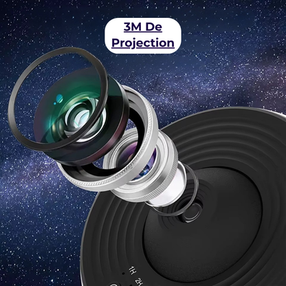 Lampe de Chevet Projecteur Galaxie 360° Rechargeable – LED Rotative avec 12 Scénarios Stellaires pour Ambiance Magique et Rêves Étoilés Enfant