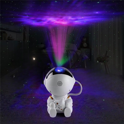 Lampe de Chevet Astronaute LED Projecteur Galaxie Sans Fil Rechargeable – Ciel Étoilé Magique, Ambiance Cosy et Rêveuse pour Chambre Enfant