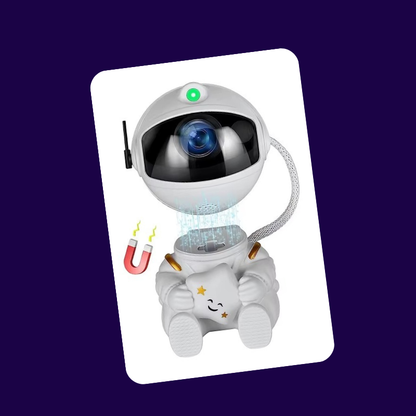 Lampe de Chevet Astronaute LED Projecteur Galaxie Sans Fil Rechargeable – Ciel Étoilé Magique, Ambiance Cosy et Rêveuse pour Chambre Enfant