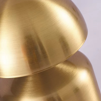 Lampe de Chevet LED Tactile Rechargeable – 3 Couleurs Ajustables, Design Champignon en Métal, Sans Fil Élégant et Cosy