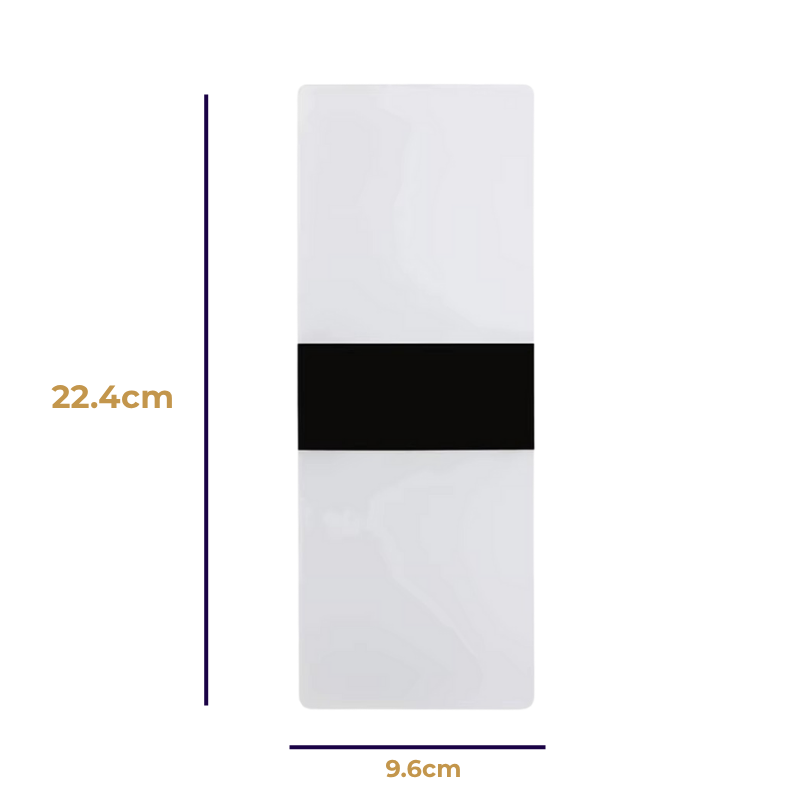 Lampe de Chevet Murale LED – Tactile ou Capteur de Mouvement, Design Moderne Acrylique, Lumière Apaisante