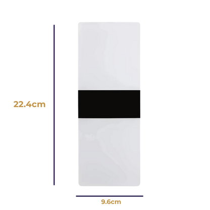 Lampe de Chevet Murale LED – Tactile ou Capteur de Mouvement, Design Moderne Acrylique, Lumière Apaisante