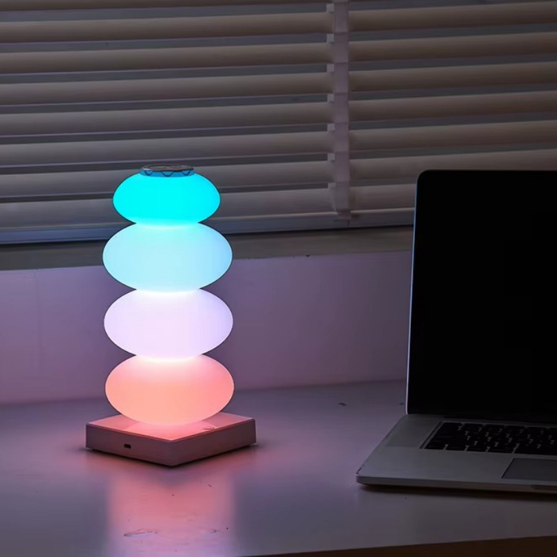 Lampe de Chevet RGB 16 Couleurs - LED Rechargeable, Éclairage Ambiance Moderne & Doux, Enfant