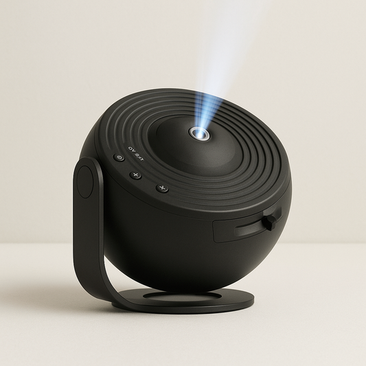 Lampe de Chevet Projecteur Galaxie 360° HD – LED Rotative avec 12 Scénarios Stellaires pour Ambiance Magique et Rêves Étoilés Enfant