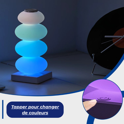 Lampe de Chevet RGB 16 Couleurs - LED Rechargeable, Éclairage Ambiance Moderne & Doux, Enfant