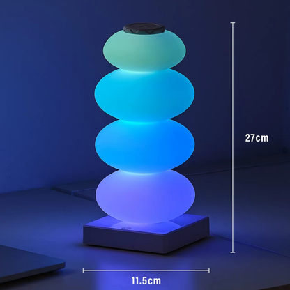 Lampe de Chevet RGB 16 Couleurs - LED Rechargeable, Éclairage Ambiance Moderne & Doux, Enfant