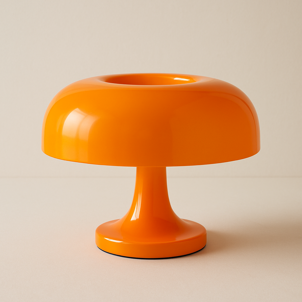Lampe de Chevet Champignon Design Bauhaus – LED Tactile Rechargeable, Style Moderne pour Ambiance Élégante
