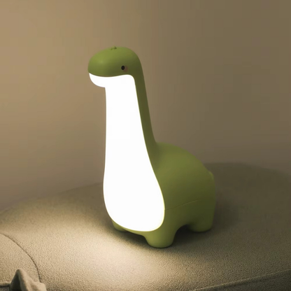 Lampe de Chevet Dinosaure LED Rechargeable – Veilleuse Tactile pour Enfant, Lumière Chaude Douce et Minuterie