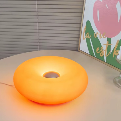 [Modifier ortographe Grip] Lampe de Chevet Donut Design Bauhaus - LED Tactile RGB 16 Couleurs, USB & Dimmable pour Ambiance Futuristique