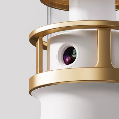 Lampe de Chevet Phare avec Projection de Lune – Veilleuse Enfant, Capteur de Mouvement ou Télécommande pour Douces Nuits