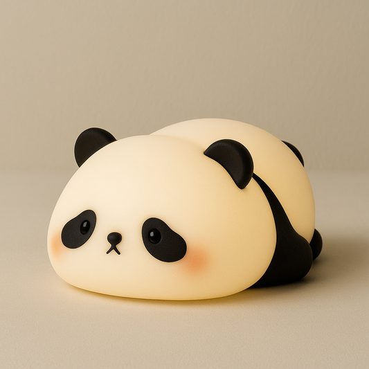 Lampe de Chevet Panda Tactile – LED Rechargeable USB avec Minuterie, Lumière Douce et Apaisante Enfant