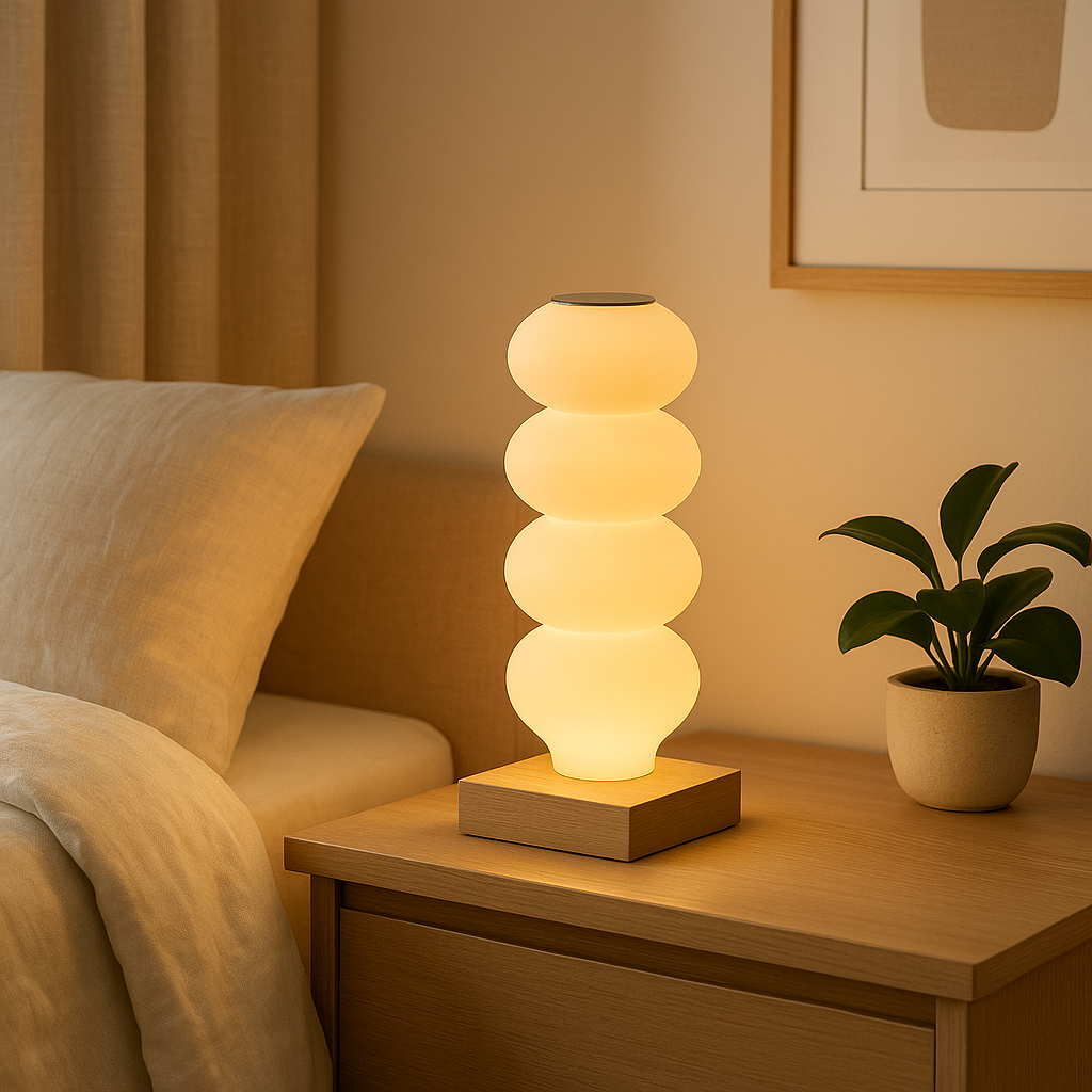 Lampe de Chevet RGB 16 Couleurs — LED Tactile Rechargeable, Éclairage Ambiance Moderne & Doux