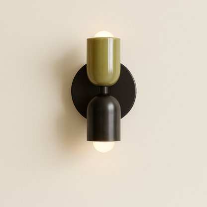 Lampe de Chevet Murale Macaron – LED Nordique Colorée en Métal, Design Moderne et Doux pour Ambiance Cosy