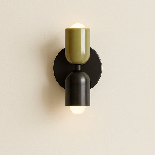 Lampe de Chevet Murale Macaron – LED Nordique Colorée en Métal, Design Moderne et Doux pour Ambiance Cosy