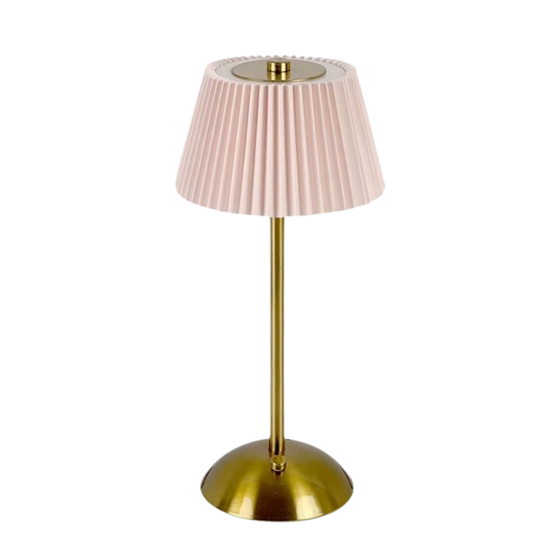 Lampe de Chevet Plissée Rechargeable USB C – Design Élégant, Sans Fil pour Ambiance Douce et Cosy