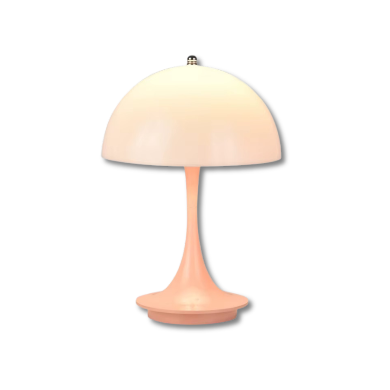 Lampe de Chevet Champignon Nordique - LED Tactile Rechargeable, Design Moderne & Éclairage Dimmable Élégant