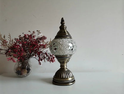 [Action Requise] Lampe de Chevet Turque Mosaïque - Vergfre Coloré Fait Main & Ambiance Orientale Chaleureuse