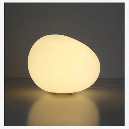 Lampe de Chevet Galet LED – Design Minimaliste Moderne, 3 Intensités Réglables pour Ambiance Douce et Apaisante