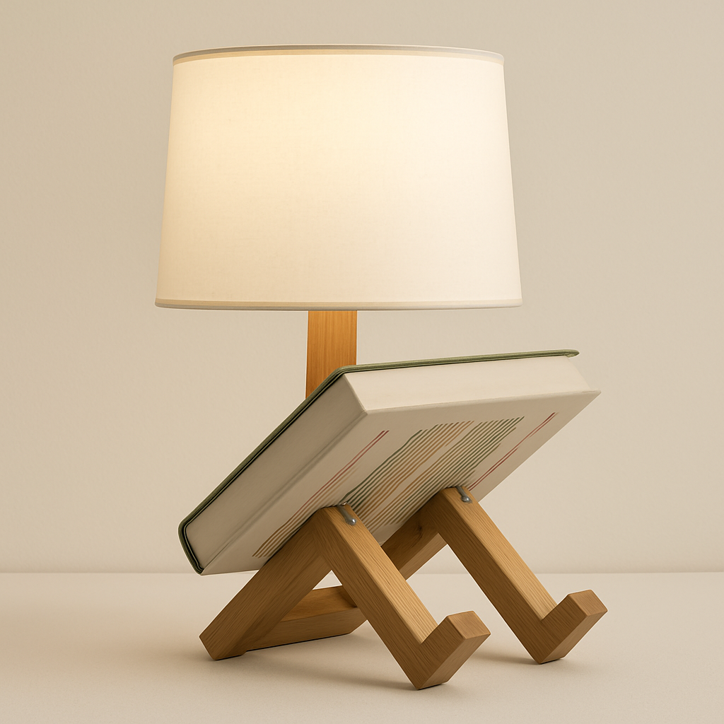 Lampe de Chevet Robot Bois Flexible – Design Articulé Original, Ambiance Apaisante et Élégante