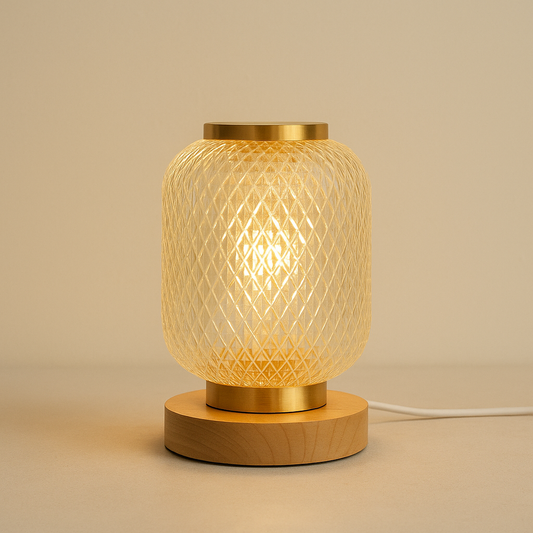 Lampe de Chevet Cristal LED – Tactile, Rechargeable USB, Variateur Progressif pour Ambiance Luxe